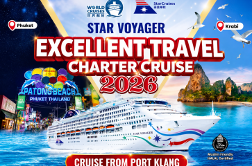 3D2N PKL - PHUKET - PKL (STAR VOYAGER CABIN + TRAVEL INSURANCE PHUKET & KRABI)
